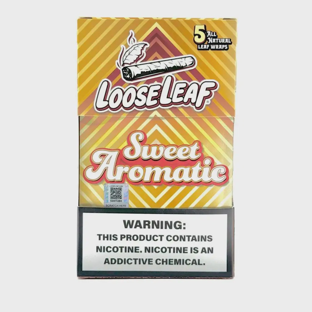 Loose Leaf Sweet Aromatic Cigar Wraps 5pk