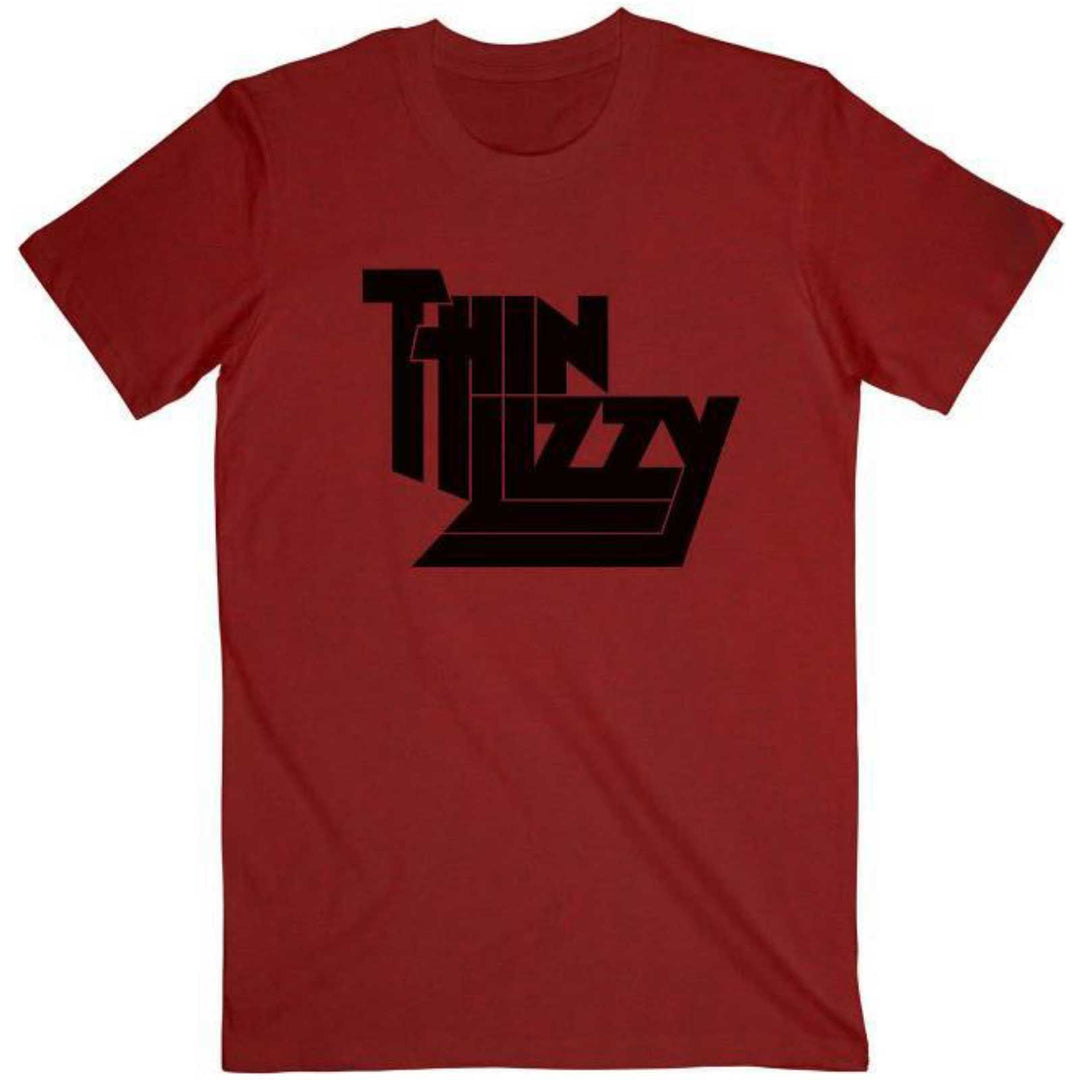 Thin Lizzy Logo Red T-Shirt (RO)