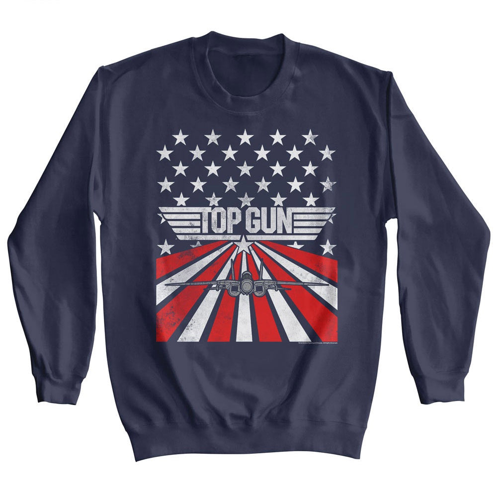 Top Gun Stars & Stripes Long Sleeve Sweatshirt