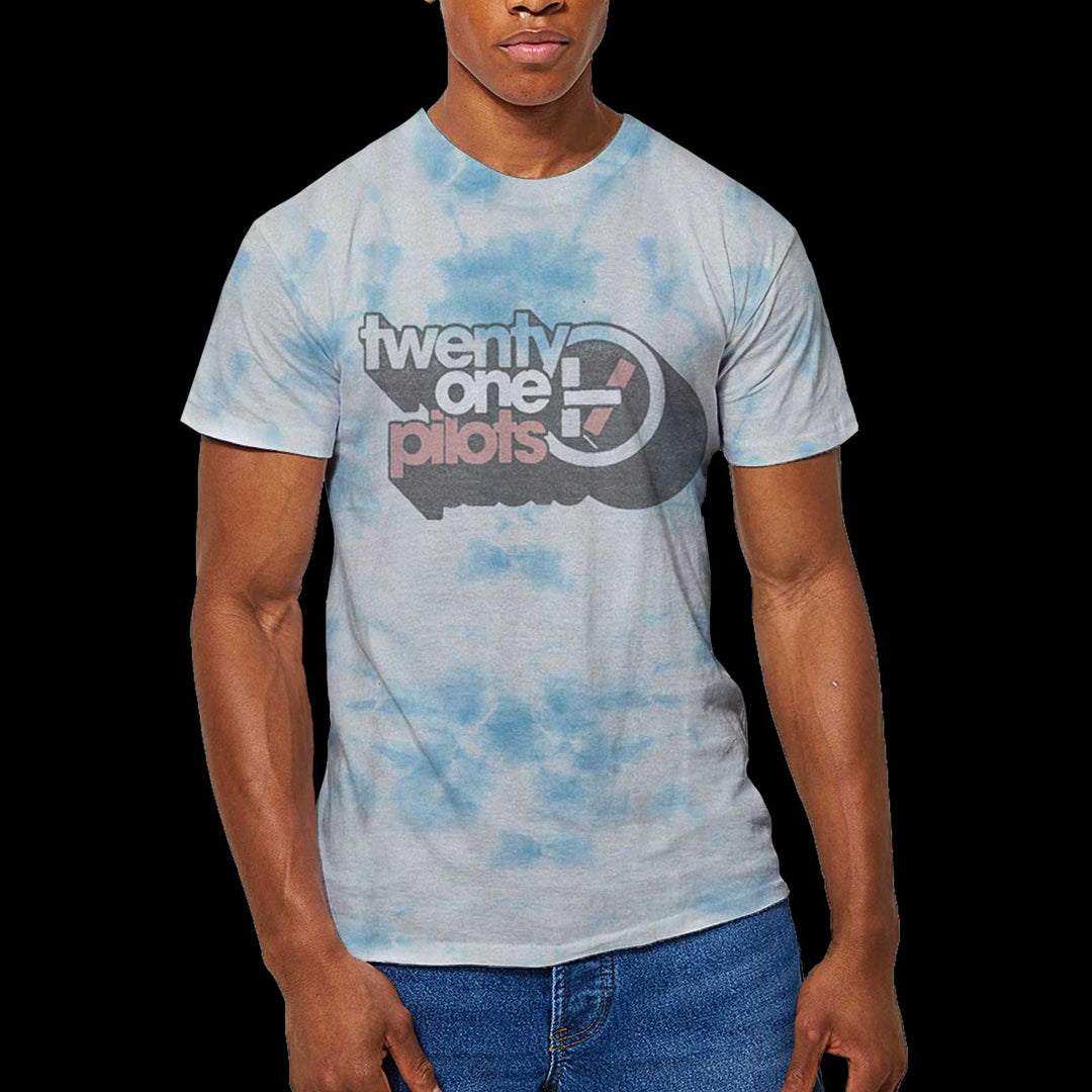 Twenty One Pilots Vintage Block Holiday Tie Dye T-Shirt (RO)