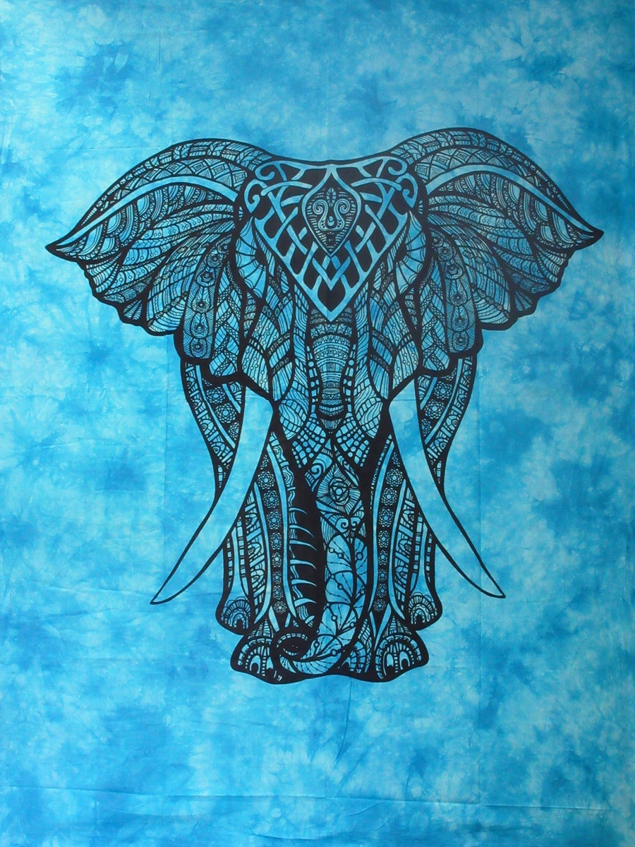 King Elephant Single Size Tapestry