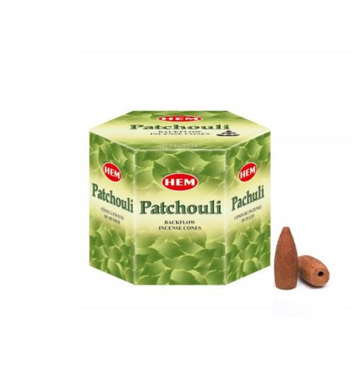 HEM - Patchouli Backflow Incense Cones