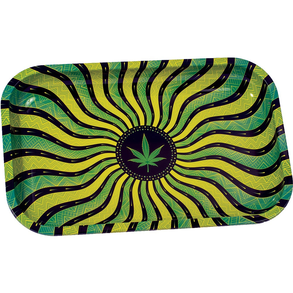 Trippy Leaf Rolling Tray - TRT24