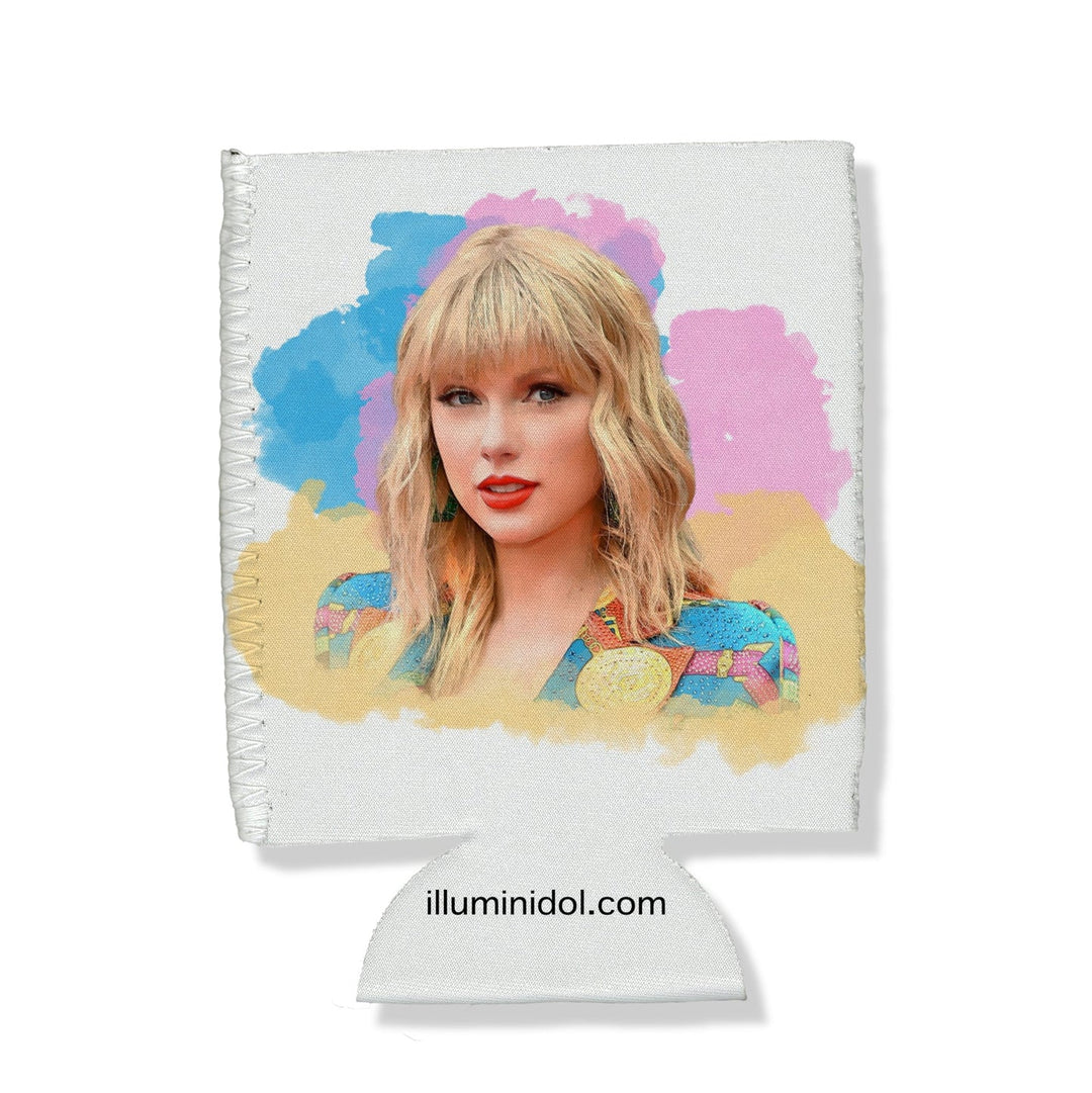 Taylor Swift Watercolor - Illuminidol Koozie