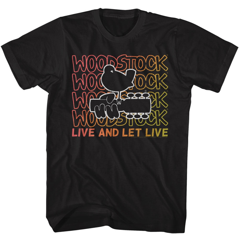 Woodstock T-Shirt- Live & Let Live- American Classic