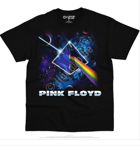 Pink Floyd - Cosmic Prism Black T-Shirt