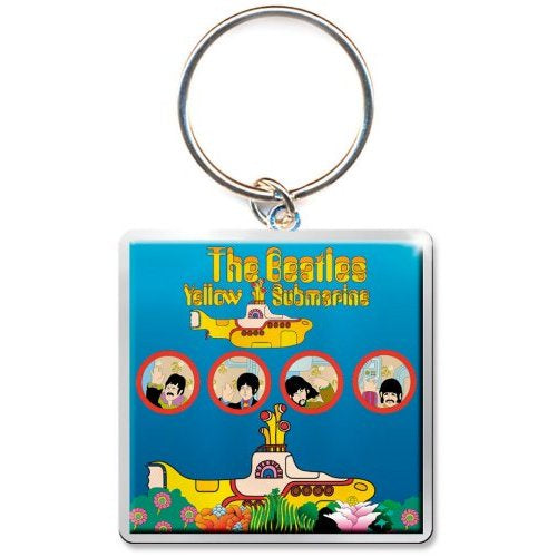 THE BEATLES KEYCHAIN: YELLOW SUBMARINE PORTHOLES