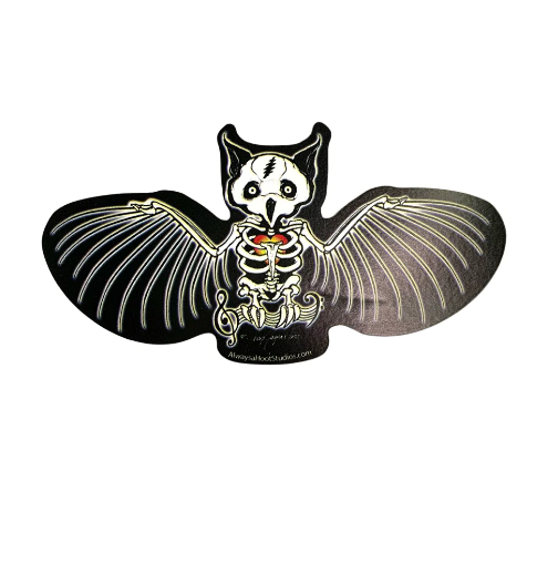 Always A Hoot - GD Skeleton Owl Sticker