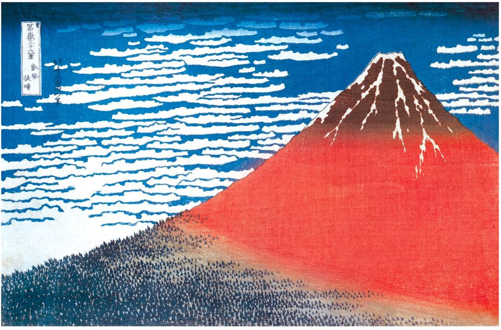 Hokusai Mount Fuji Poster