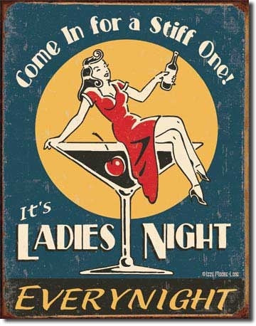 Moore Ladies Night Tin Sign