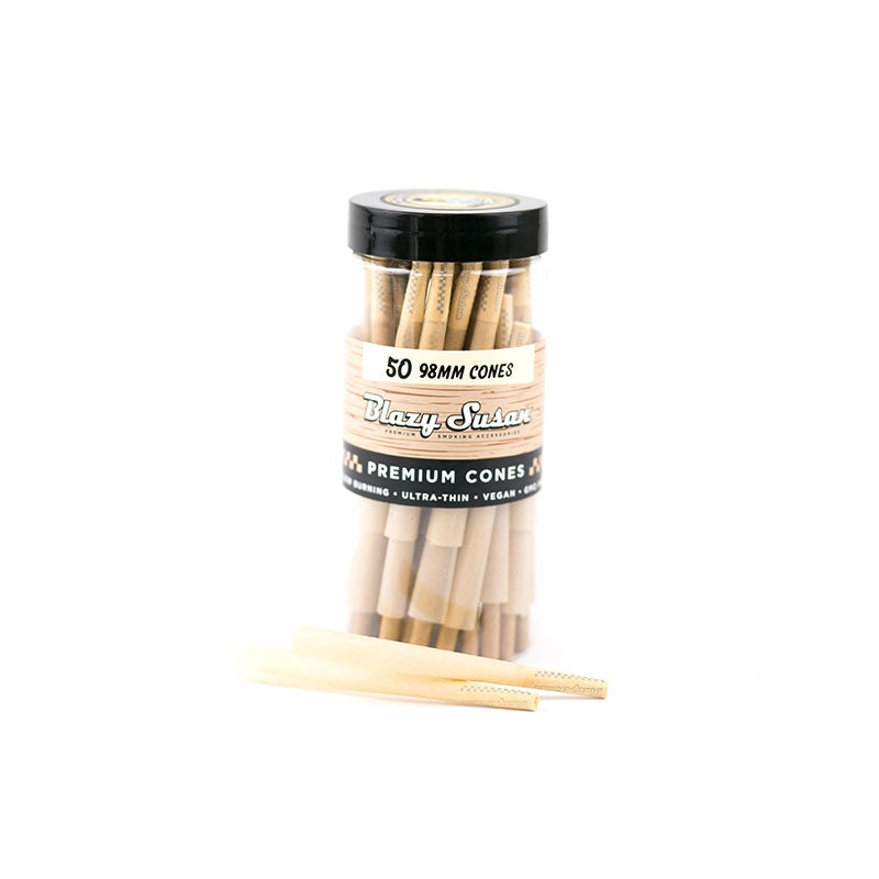 Blazy Susan 98mm Unbleached Cones 50ct