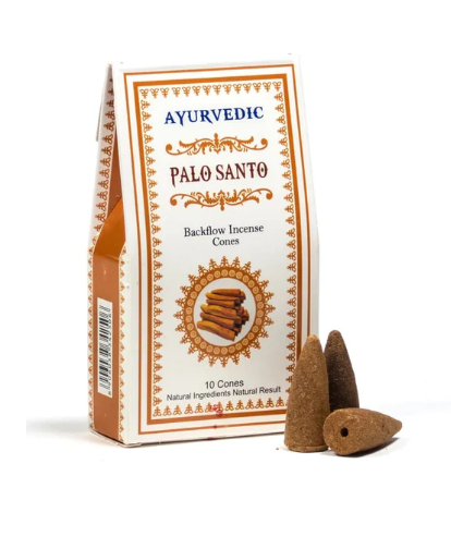 Ayurvedic - Palo Santo Backflow Incense Cones