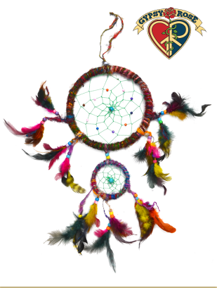 Dream It Live It Recycled Silk Double Dreamcatcher