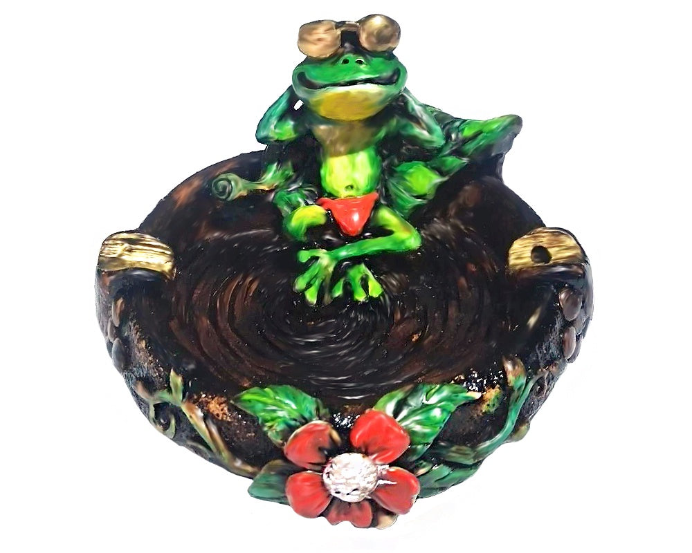 Pichincha - Hand Crafted Ash Tray Chillin' Frog
