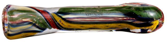 3.5" Glass Bat - Radical Rasta