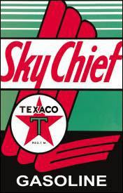 Texaco Sky Chief Tin Sign