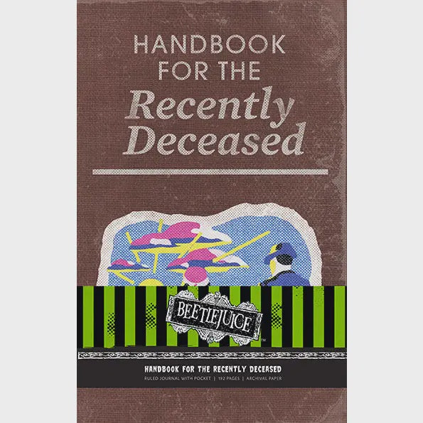 Beetlejuice: Handbook For the Recently Deceased Hardcover Ruled Journal