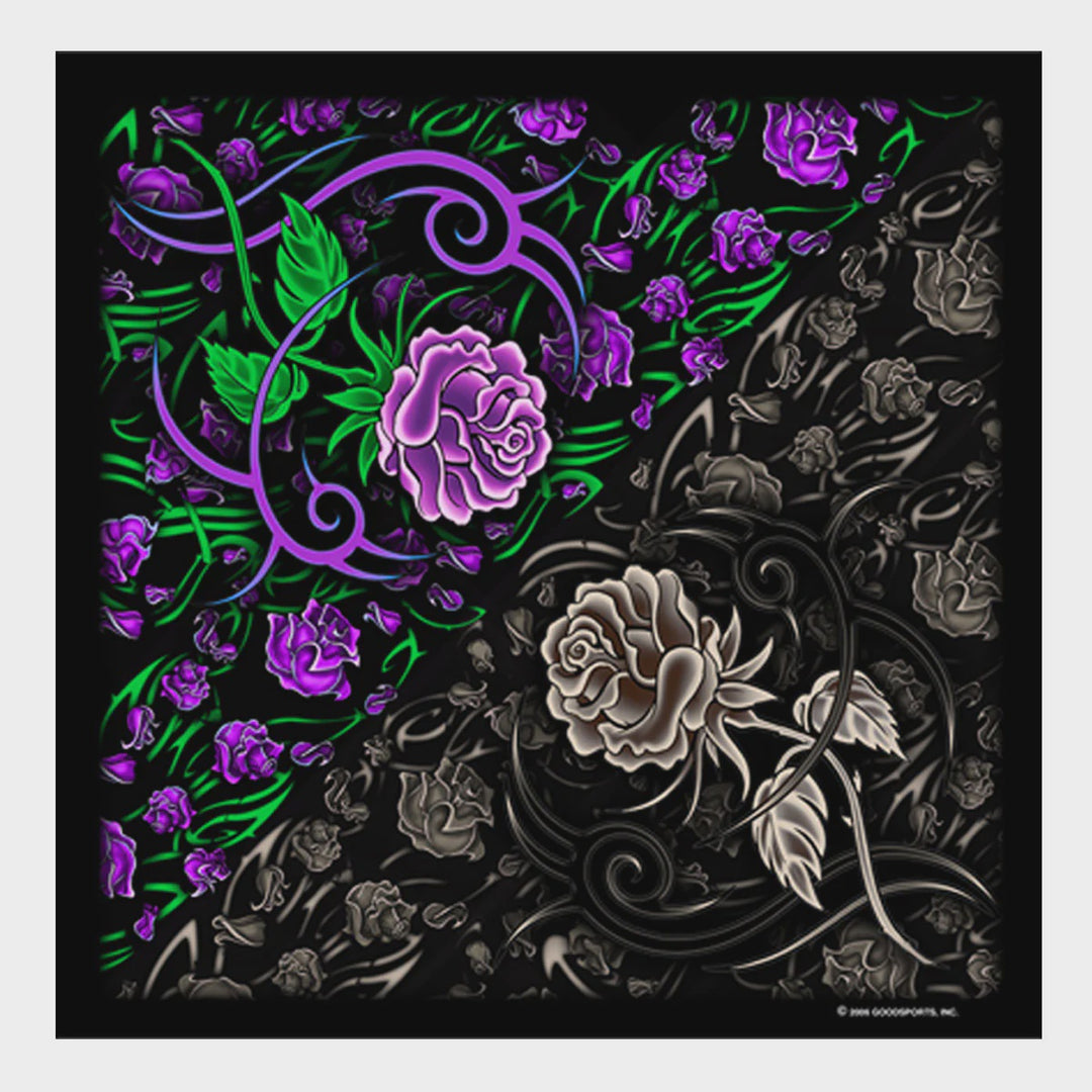 Hot Leathers - Tribal Rose Bandana