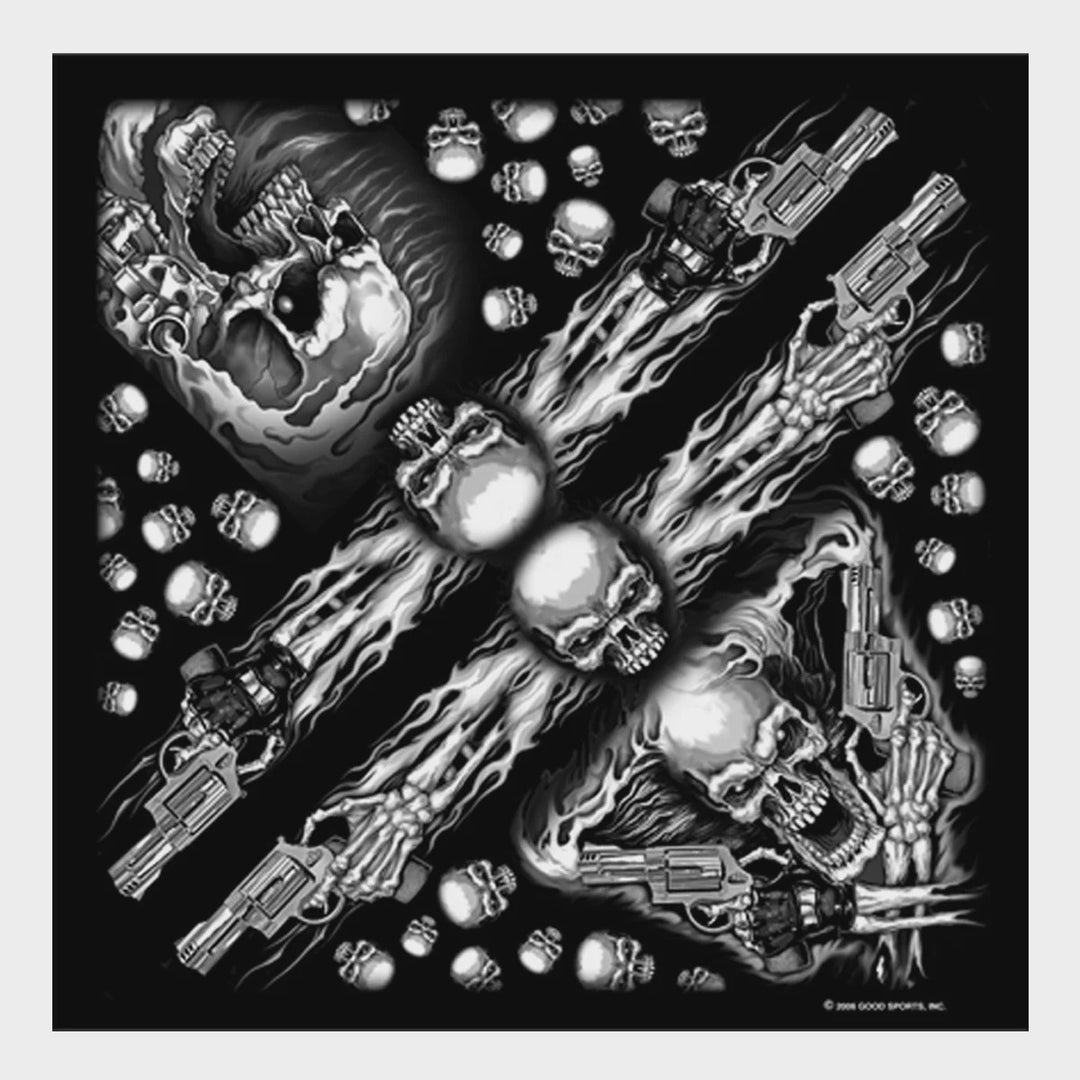 Hot Leathers - Assassin Skull Bandana