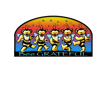 Dye the Sky - Bee Grateful Sticker