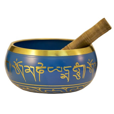 Blue Tibetan Singing Bowl