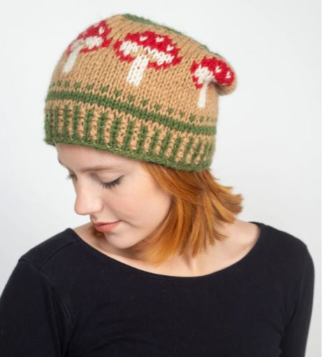 Lakhay's - Wild Mushroom Slouchy Beanie