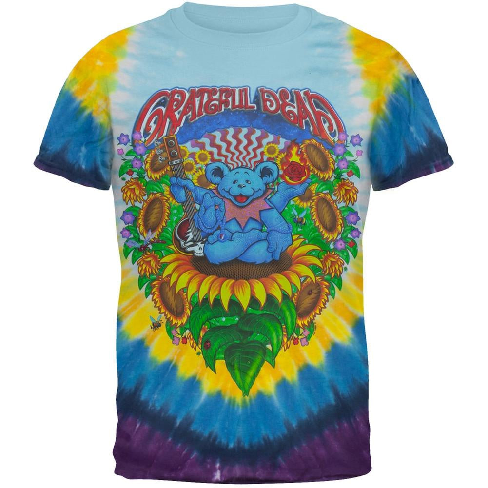 Liquid Blue Steal Your Wheel Grateful Dead Tie Dye T Shirt L