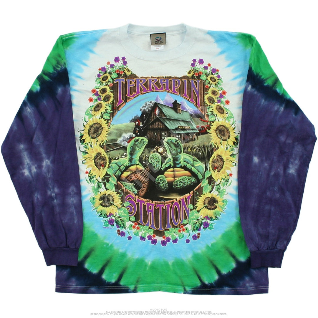 Liquid Blue - Grateful Dead "Terrapin Station" Tie Dye L-Sleeve Shirt