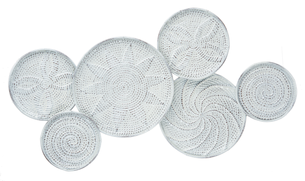 Ganz - Enameled Embossed Medallion Wall Decor