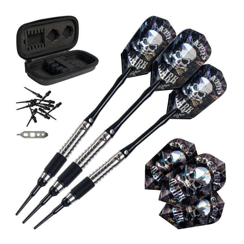 Viper Desperado 80% Tungsten Death Mark Soft Tip Darts 1 Knurled Ring 18 Grams