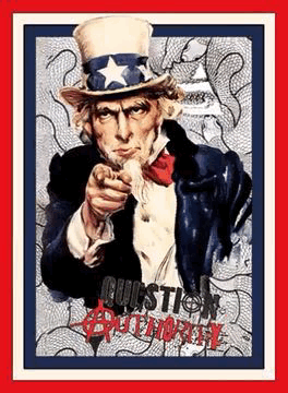 3D Poster - Uncle Sam Question Authority