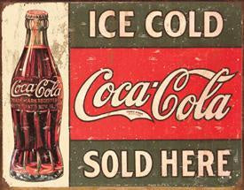 Coke 1916 Tin Sign