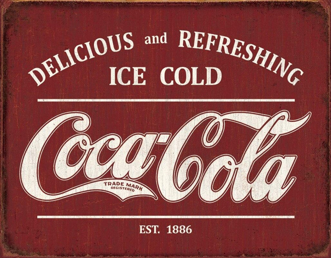 COKE - Est 1886 Tin Sign