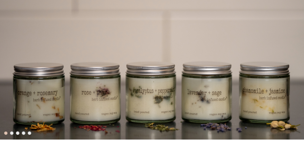 Wick'd Bean - Mini Herb Candles