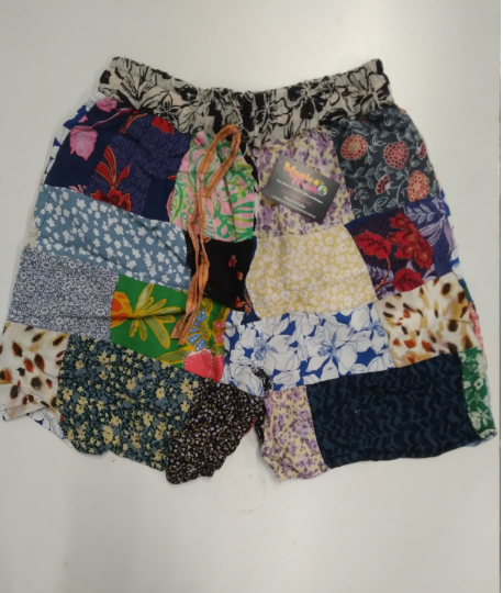 Magic Touch - Patchwork Cotton Shorts