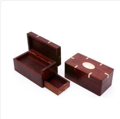 RExpo - Wooden Puzzle Box w/ Liftgate Drawer