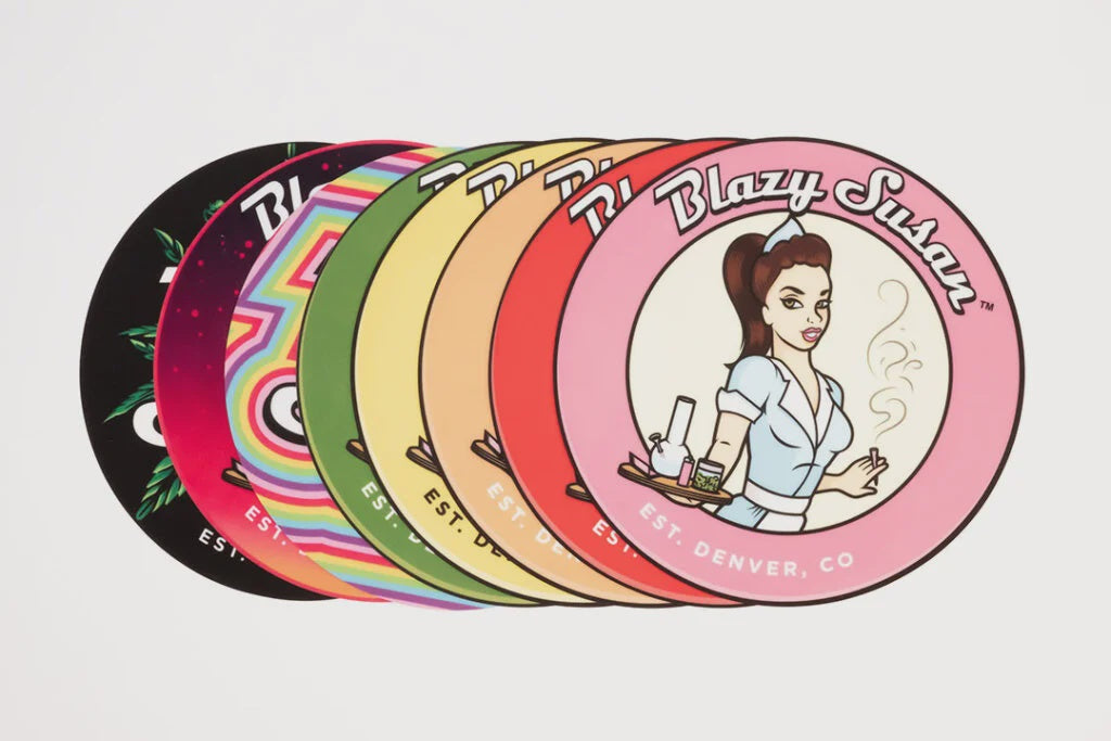 Blazy Susan Logo Dab Pads