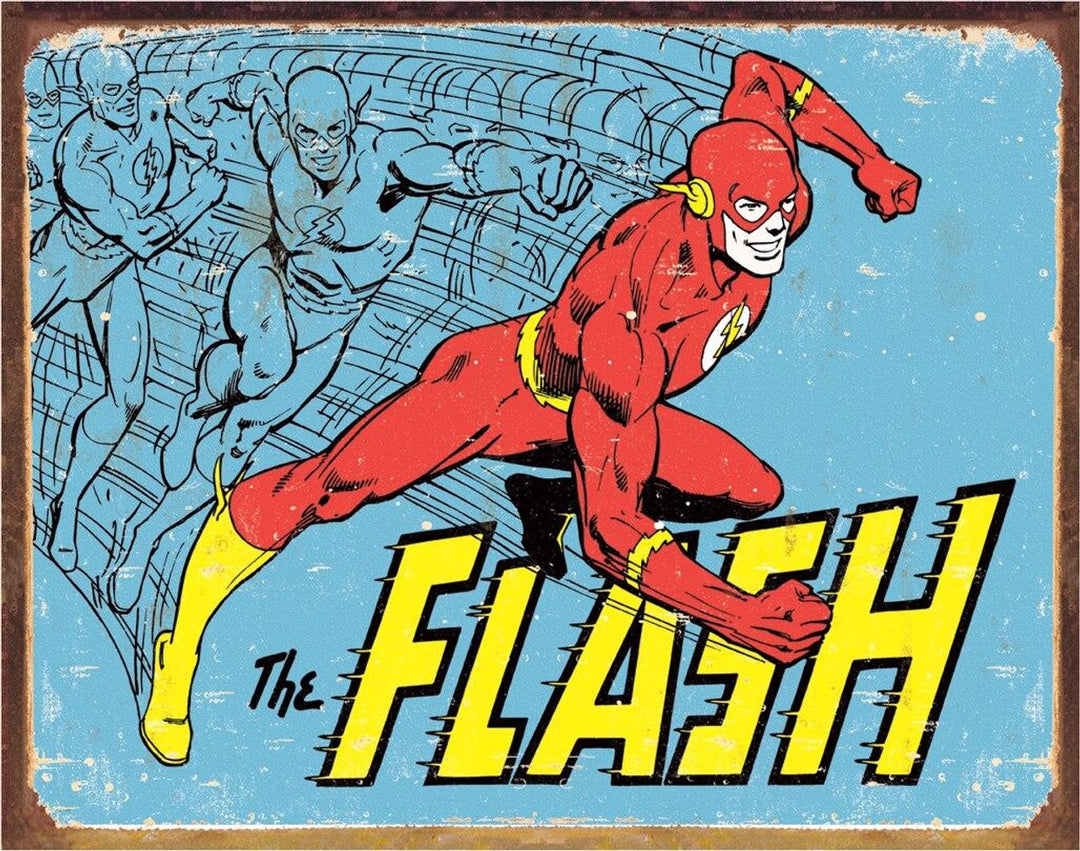 The Flash Retro Tin Sign