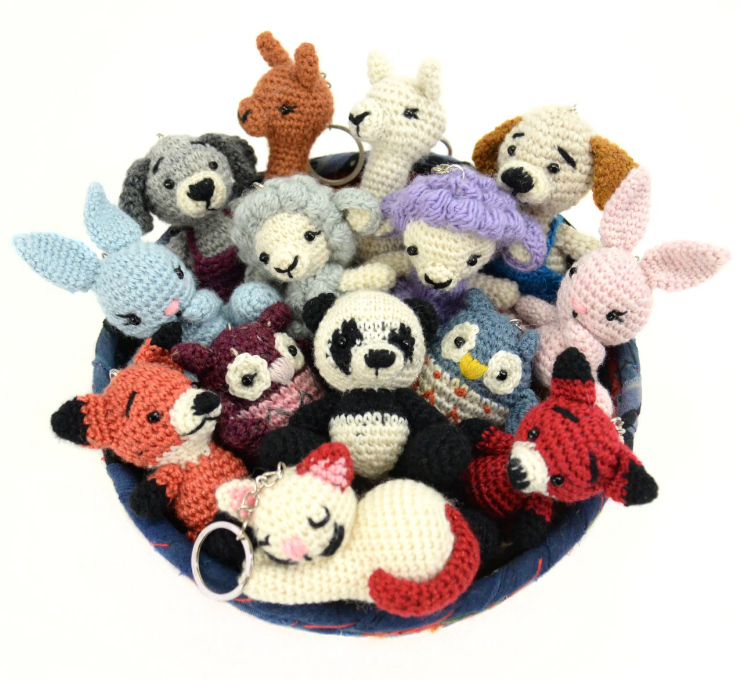 Minga - Crochet Cutie Keychains