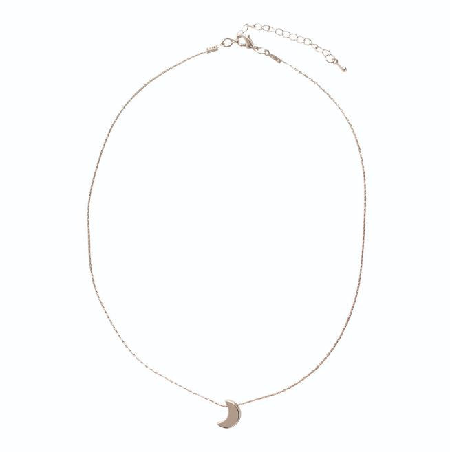 VivaLife - Silver Chunky Moon Necklace