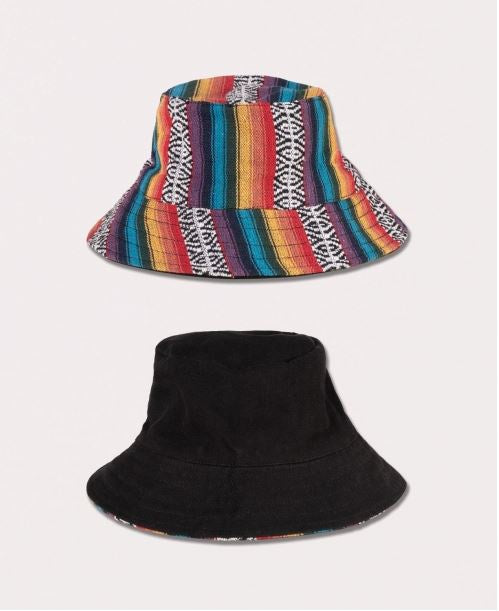 Soul Flower - Reversible Canvas Bucket Hat