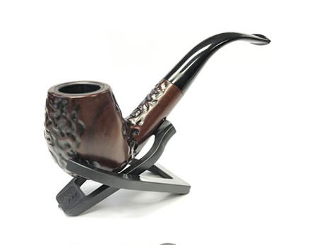 5.75″ Durable Pipe Leather Pouch & Stand - PIP651