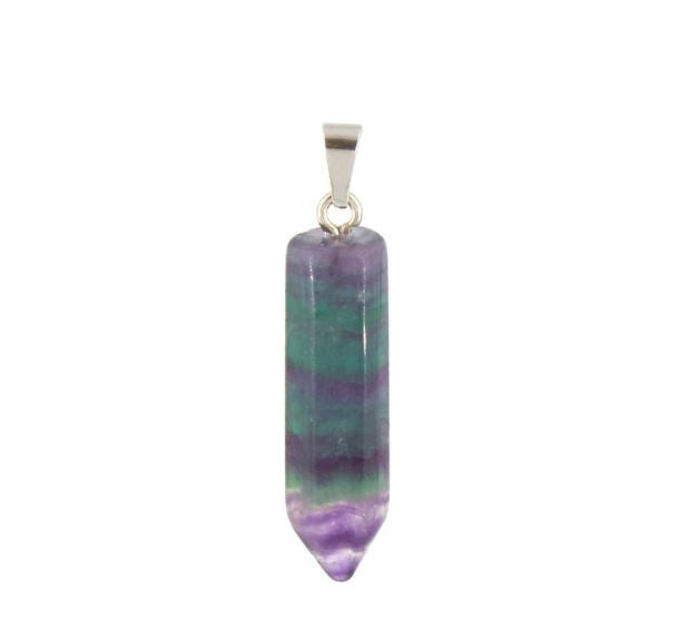 Earths Elements - Fluorite Point Pendant