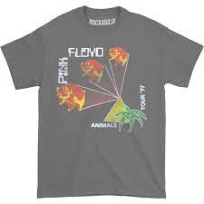 Pink Floyd Animals 77 Charcoal T-Shirt