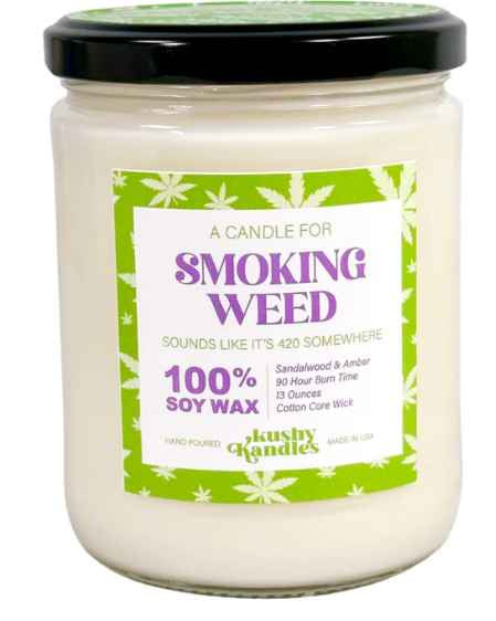 Smoking Weed Kushy Kandle