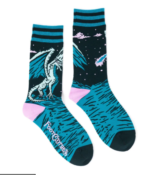 FootClothes - Evil AF Dragon Crew Socks