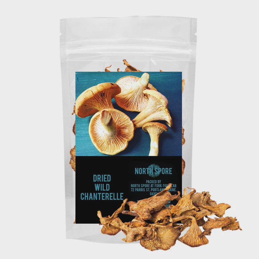 Dried Wild Chanterelle Mushrooms