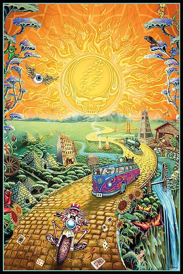 3D Poster - Grateful Dead Golden Road