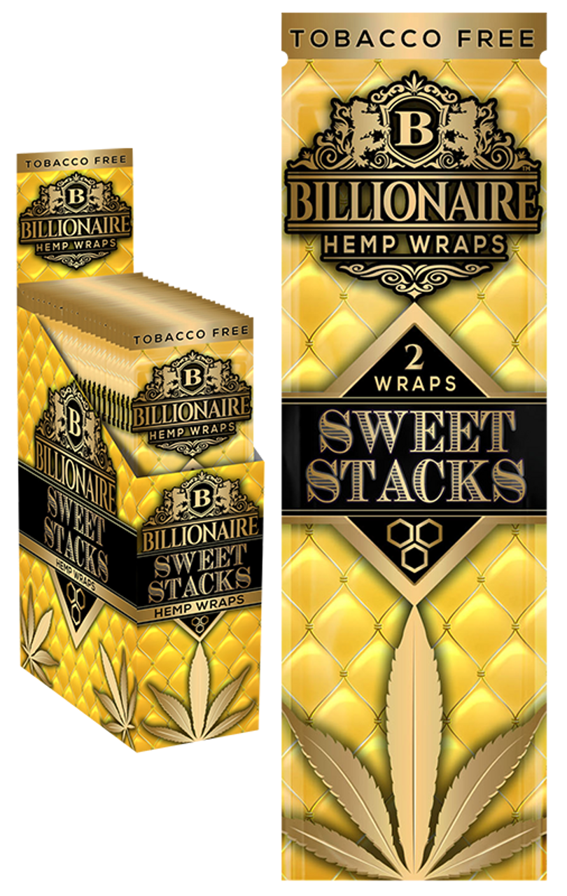 Billionaire Hemps Wraps - Sweet Stacks 2pk