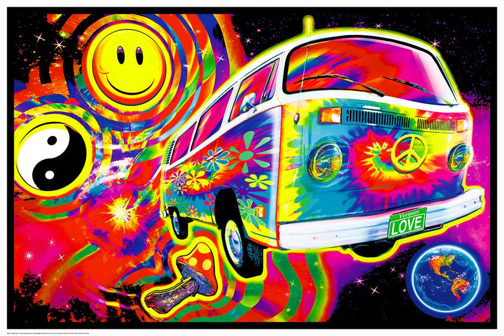 Magic Bus Blacklight Poster BL2B20